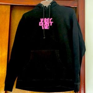Why Don’t We Essentials Hoodie with pink logo